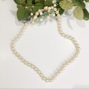 Carolee vintage champagne faux pearl necklace